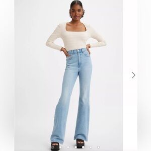 Levi's Light Blue Flare Jeans for Women